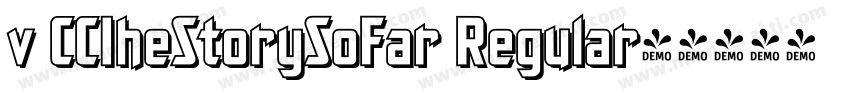 v CCIheStorySoFar Regular字体转换